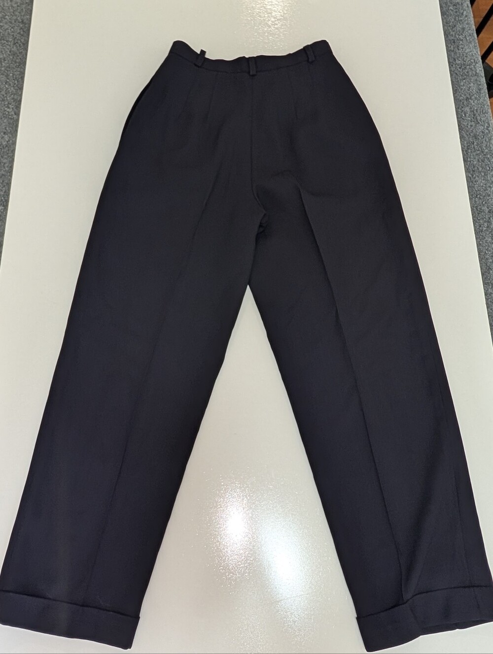 Women's VTG Talbots 100% Worsted Wool High Rise Pleated Pants 6P